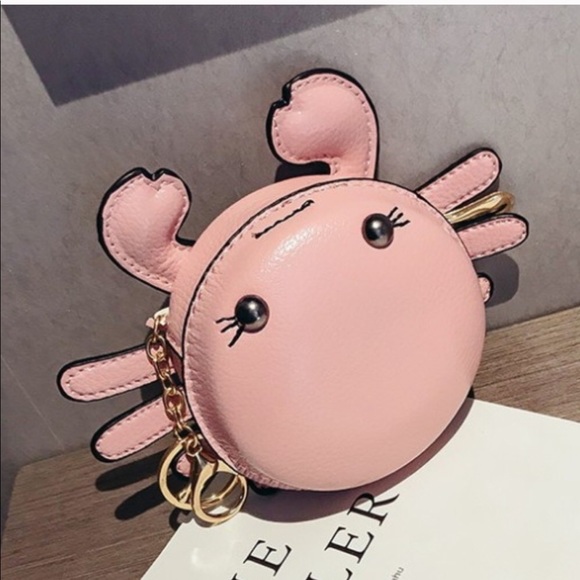 NEW Cute crab mini bag clutch change purse - Picture 7 of 8